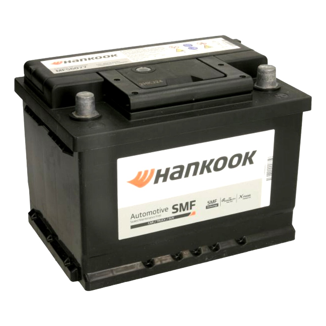 Акумулятор HANKOOK SMF 12V 60Ah 510A R+ MF56077 - zapix