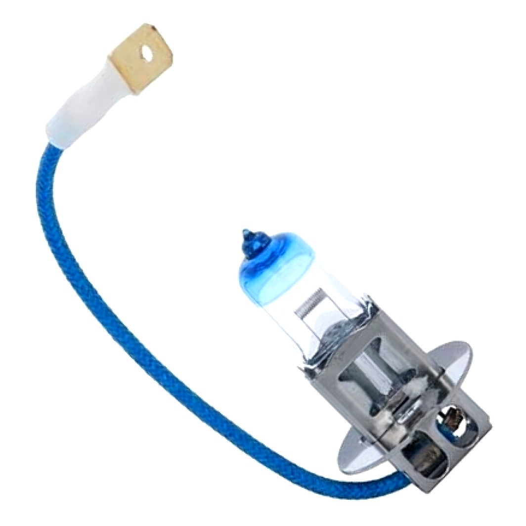 Автолампа галогеновая ERA Brighter +150% H3 PK22s 55W 12V прозрачно-голубая E120BR1C - zapix