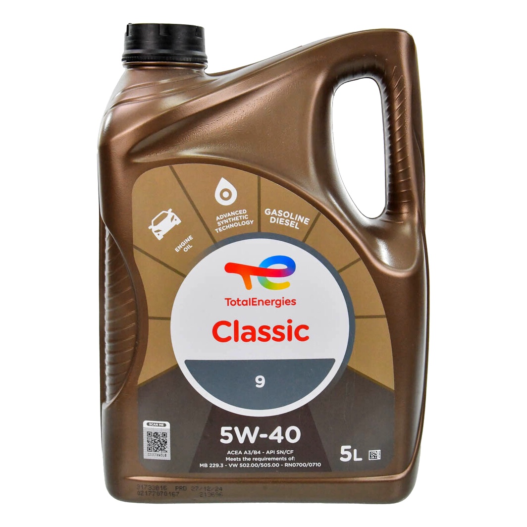 Моторна олива TOTAL Classic 9 5W-40 5 л (213696) - zapix