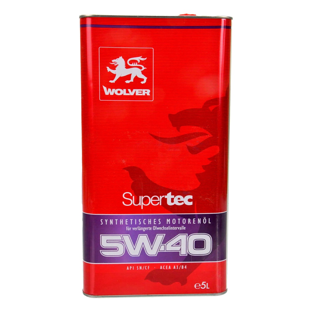 Моторна олива WOLVER SuperTec 5W-40 5 л (42603609439350) - zapix