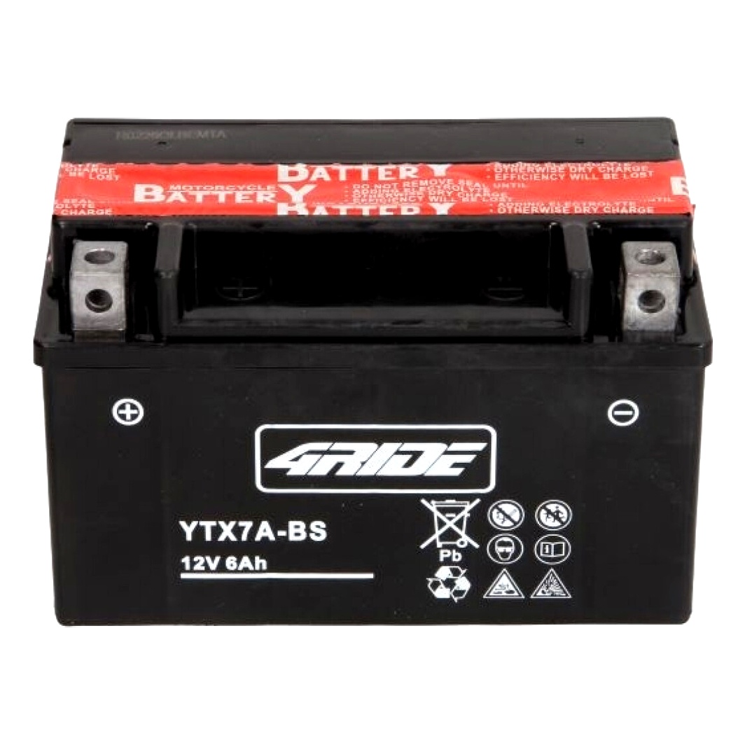 Акумулятор 4RIDE 12V 6Ah 90A L+ YTX7ABS - zapix