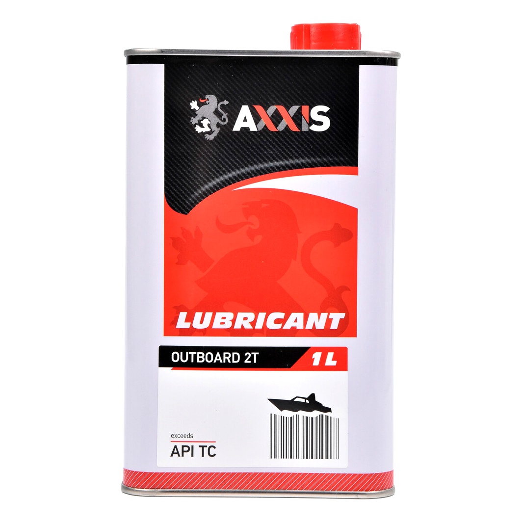 Моторное масло AXXIS Outboard 2T полусинтетическое 1 л AX2056 - zapix