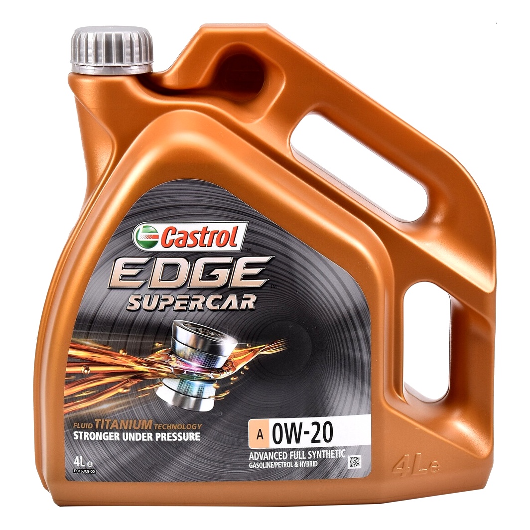 Моторна олива CASTROL EDGE Supercar A Titanium FST 0W-20 4 л (RBEDGSA024X4L) - zapix