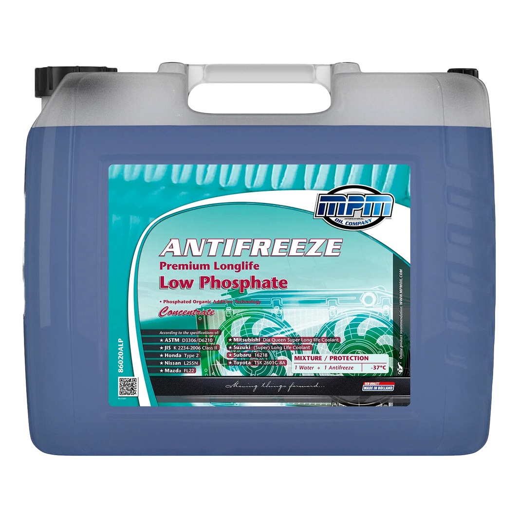 Концентрат антифризу MPM Low Phosphate синій -37 °C 20 л (86020ALP) - zapix