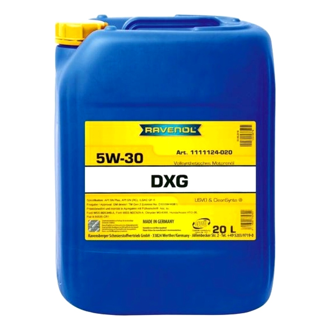 Моторное масло RAVENOL DXG 5W-30 20 л (1111124020) - zapix