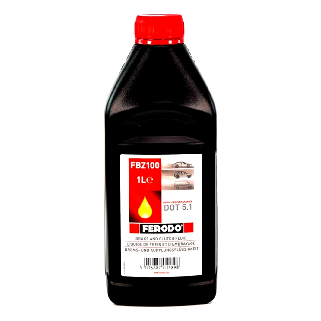 Гальмівна рідина FERODO DOT 5.1 Synthetic пластик 1 л FBZ100 - zapix