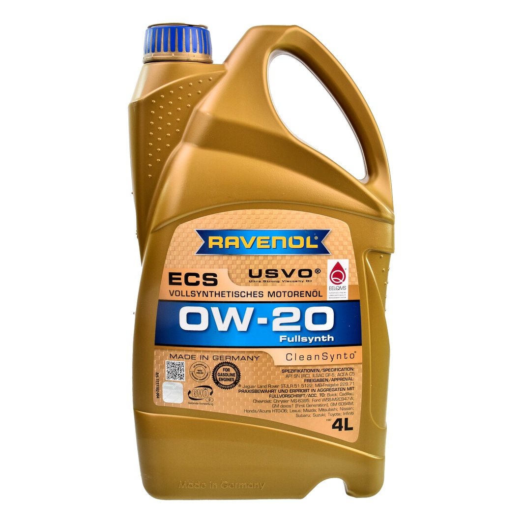 Моторное масло RAVENOL ECS 0W-20 4 л (1111102004) - zapix