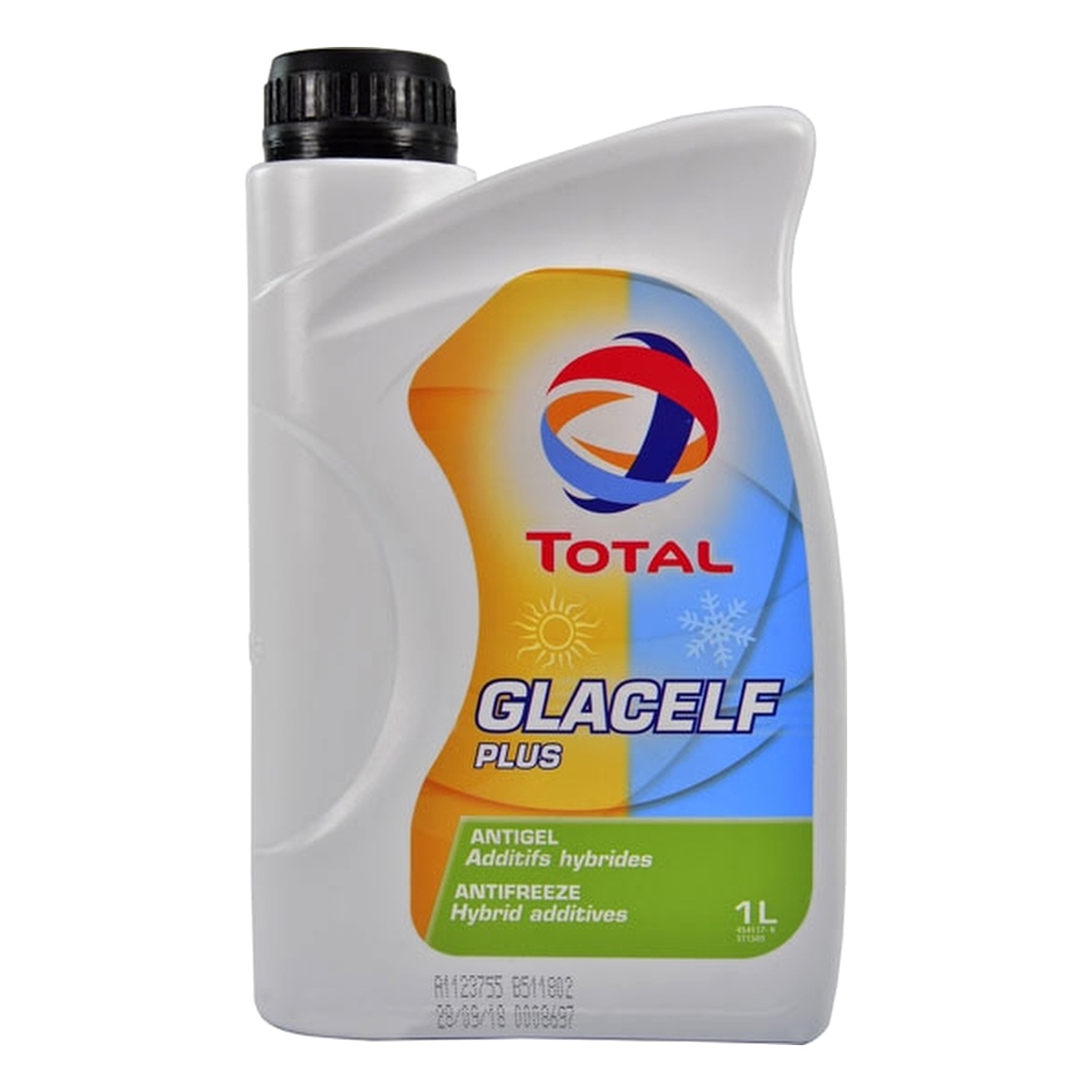 Концентрат антифризу TOTAL Glacelf Plus синьо-зелений G11 1 л (172772) - zapix