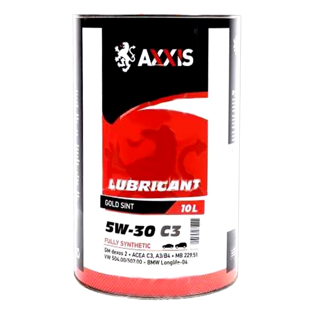 Моторна олива AXXIS Gold Sint C3 504/507 5W-30 10 л (AX2180) - zapix