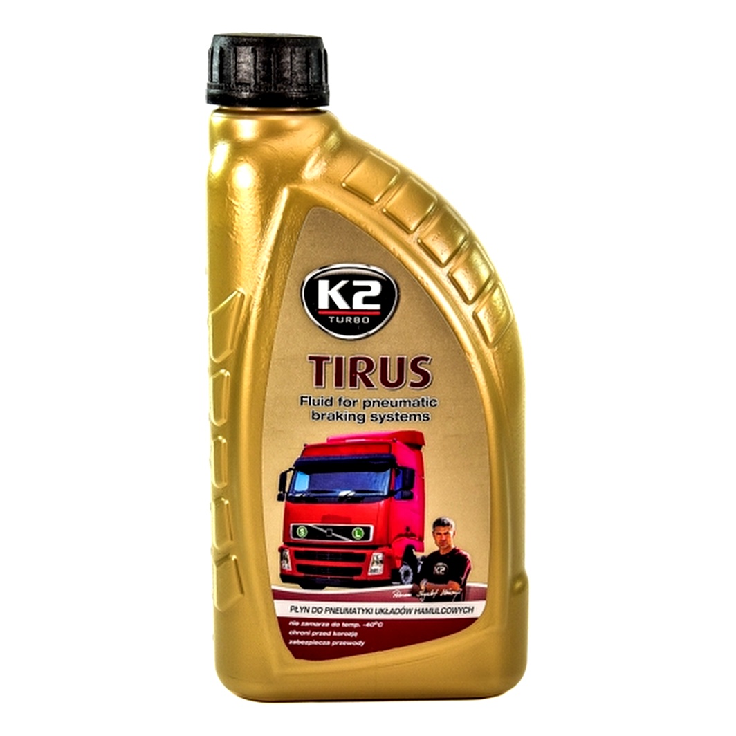 Гальмівна рідина K2 TIRUS пластик 1 л T360 - zapix