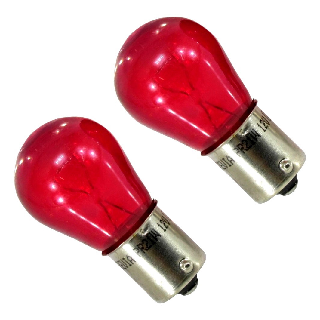 Автолампа розжарювання BREVIA PR21W BAW15s 21W 12V червона 12326B2 - zapix