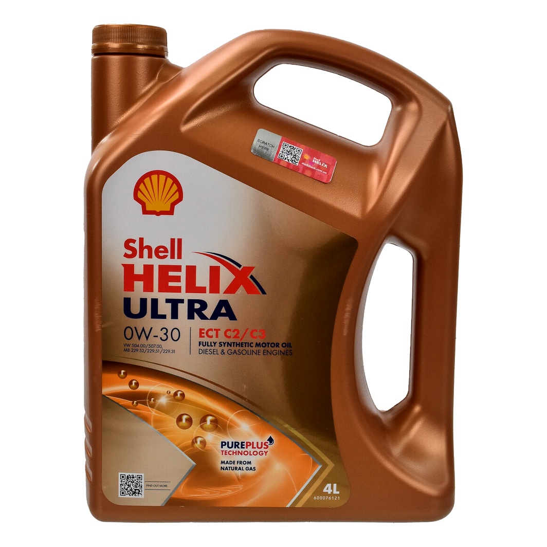 Моторна олива SHELL Helix Ultra ECT С2/С3 0W-30 4 л (550042353)