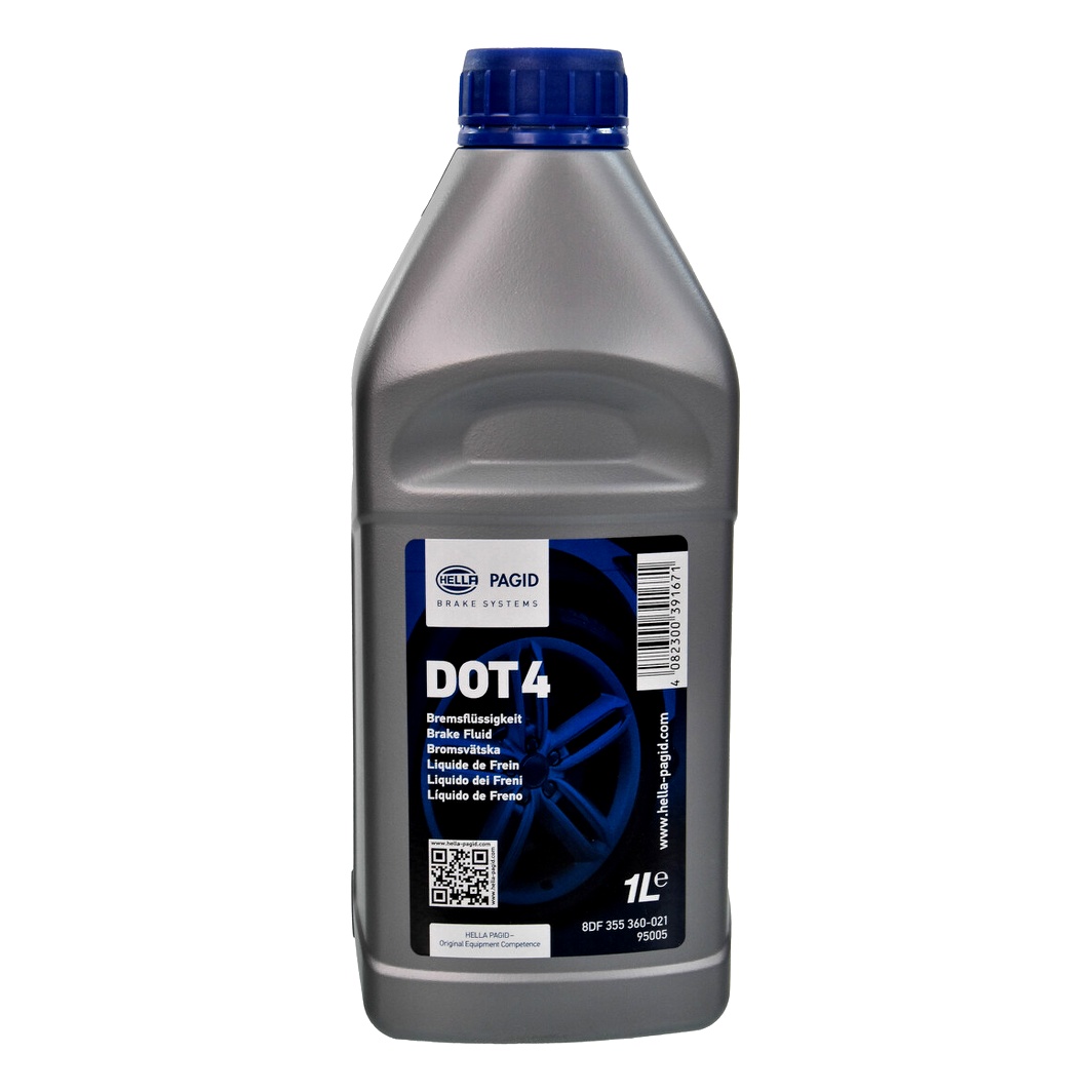 Гальмівна рідина HELLA PAGID DOT 4 пластик 1 л 8DF355360021 - zapix