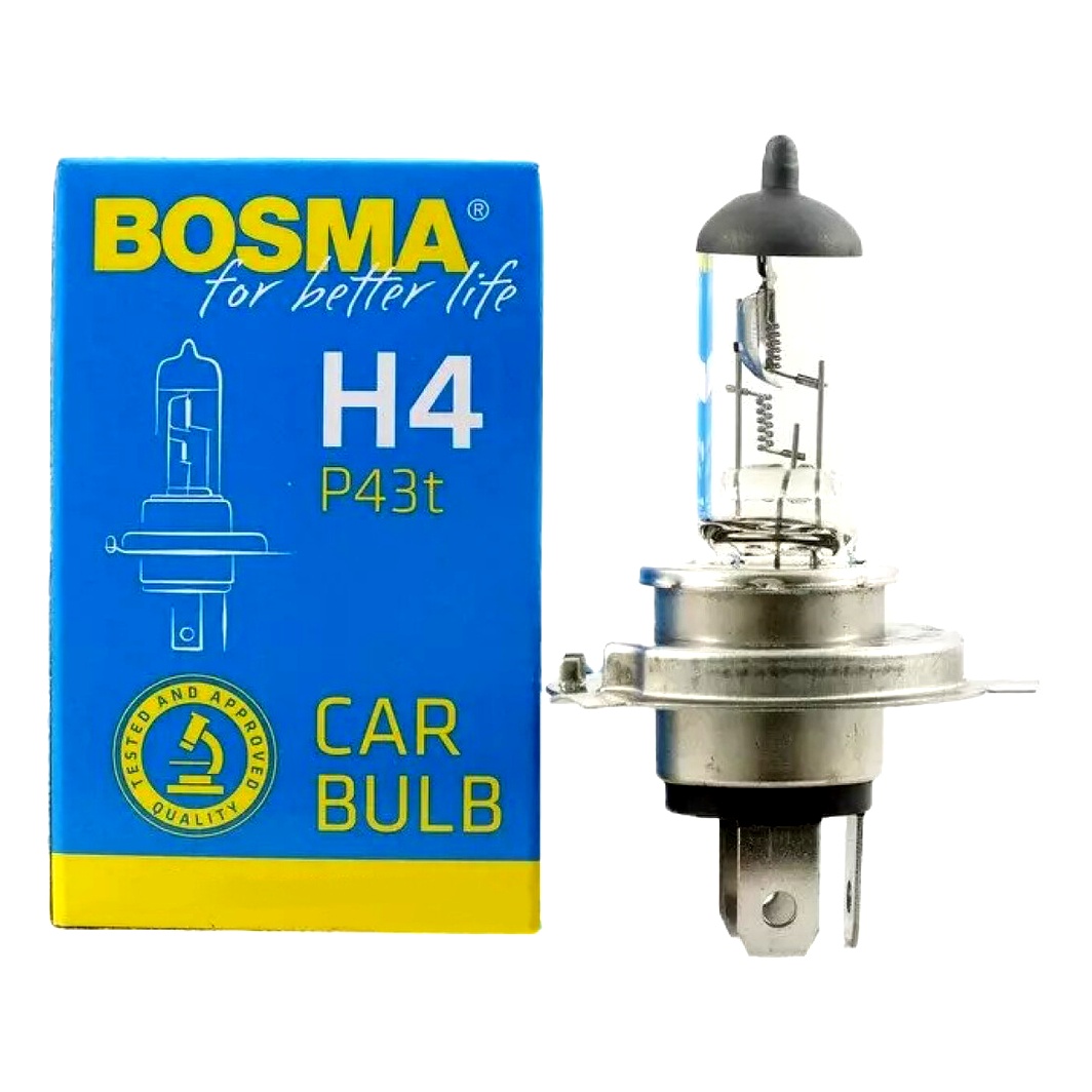 Автолампа галогеновая BOSMA H4 P43t 70W 24V 0379 - zapix