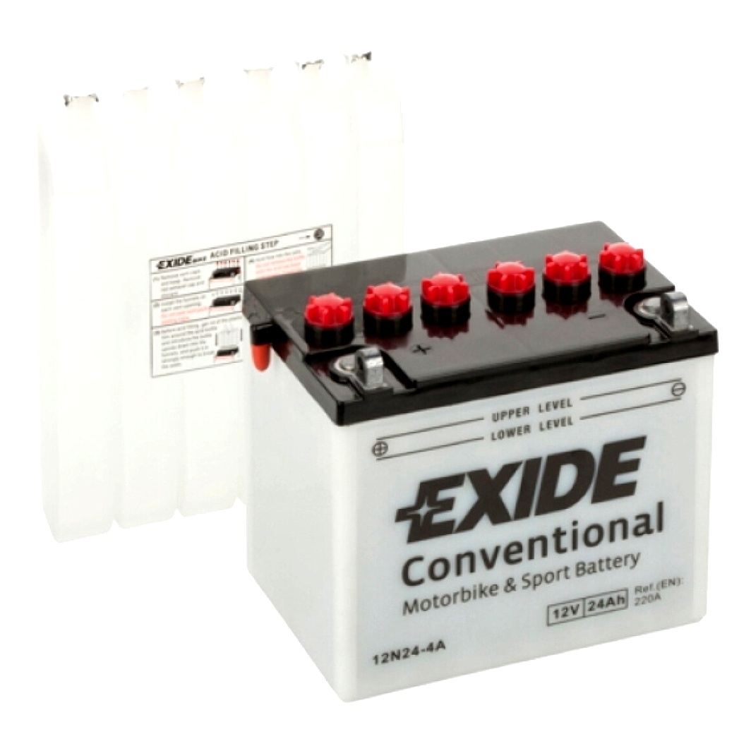 Акумулятор EXIDE Conventional 12V 24Ah 220A L+ 12N244A - zapix