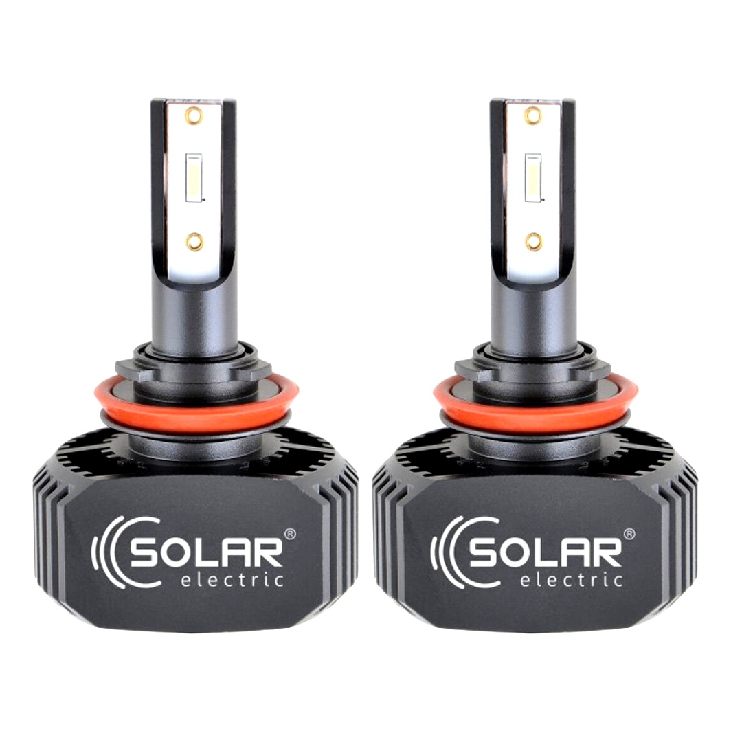 Автолампа LED (світлодіодна) SOLAR H11 PGJ19-2 40W 12V біла 8211 - zapix