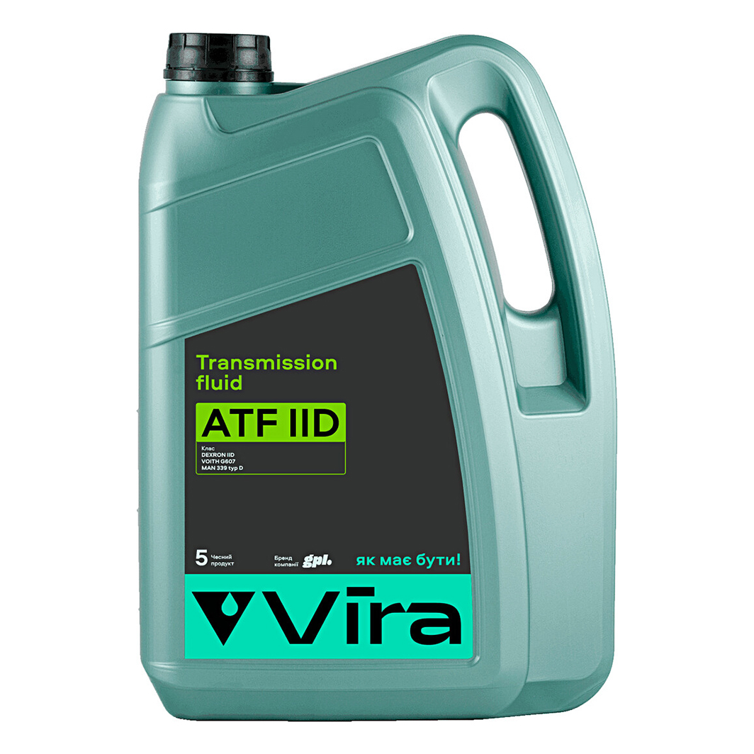 Трансмиссионное масло VIRA ATF II D 5 л VI0398 - zapix