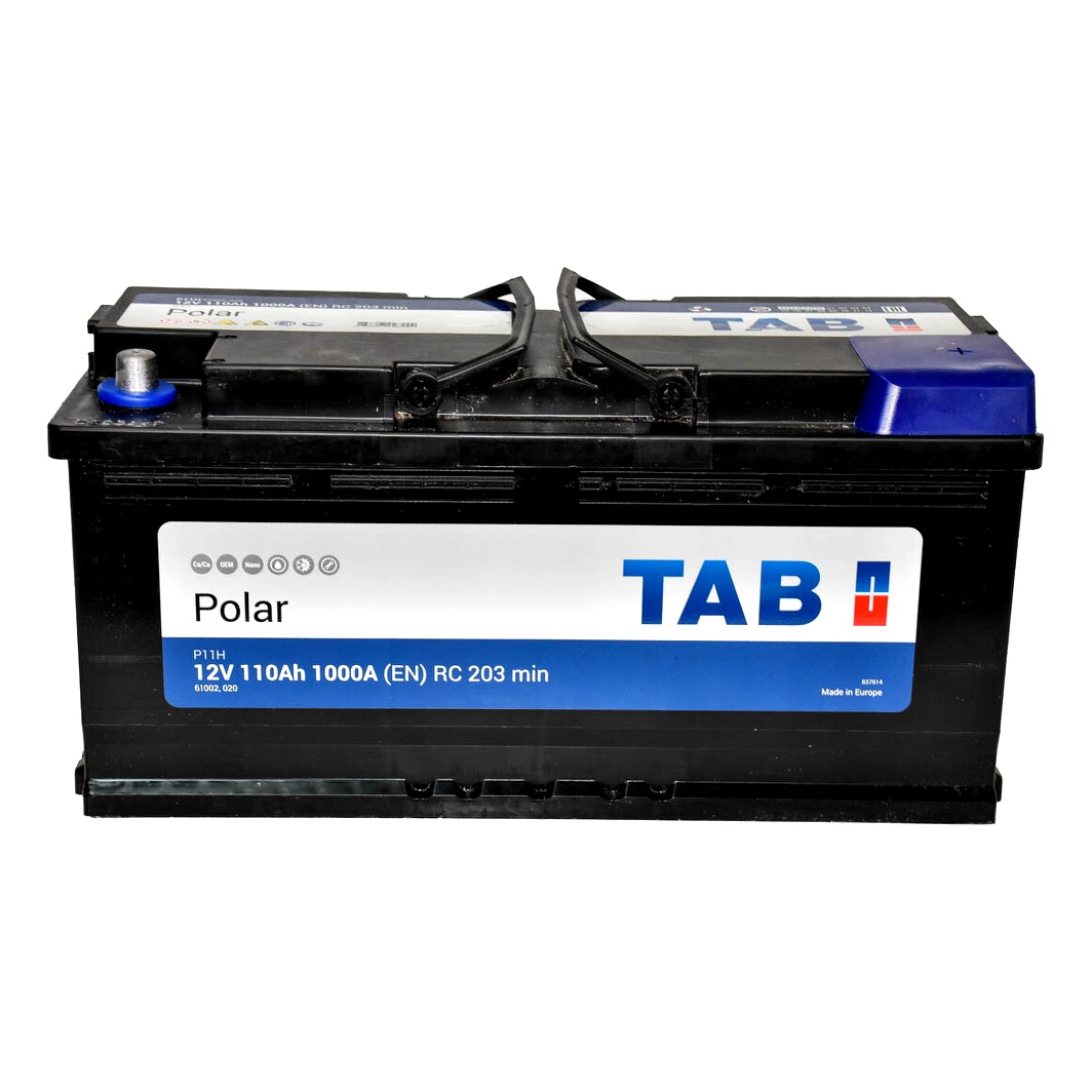 Акумулятор TAB Polar 12V 110Ah 1000A R+ 245610 - zapix