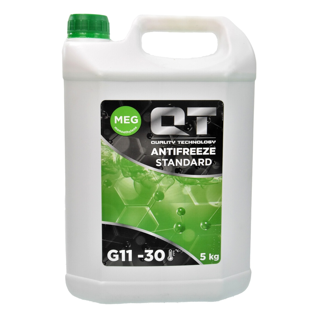 Готовий антифриз QT MEG Standard зелений G11 -30 °C 5 л (QT552305) - zapix