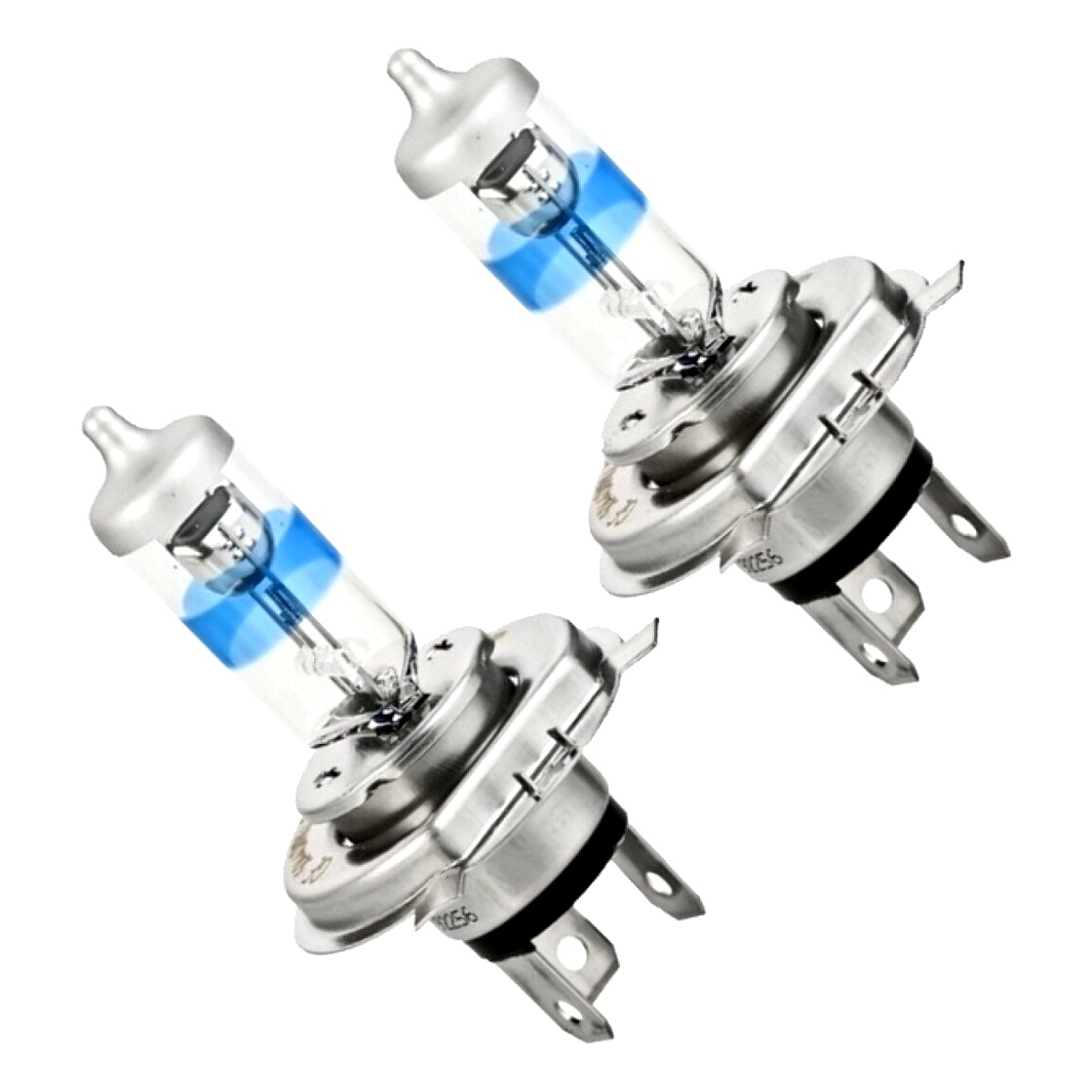 Автолампа галогенова GENERAL ELECTRIC Megalight Ultra +130 H4 P43t 55W 12V прозоро-блакитна 50440XNU - zapix