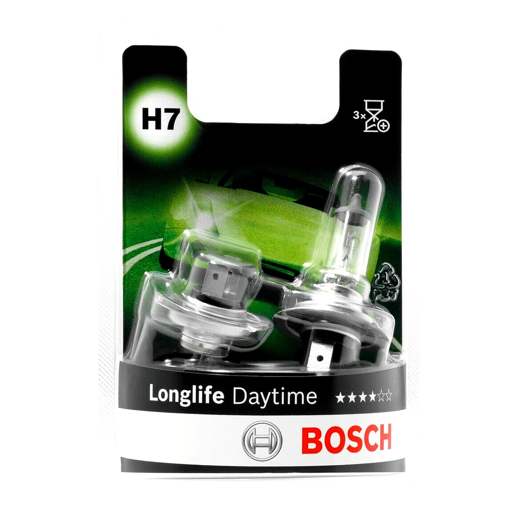 Автолампа галогенова BOSCH Longlife Daytime H7 PX26d 55W 12V 1987301416 - zapix