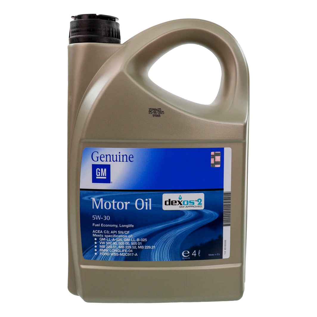 Моторна олива GM Dexos2 5W-30 4 л (93165556) - zapix