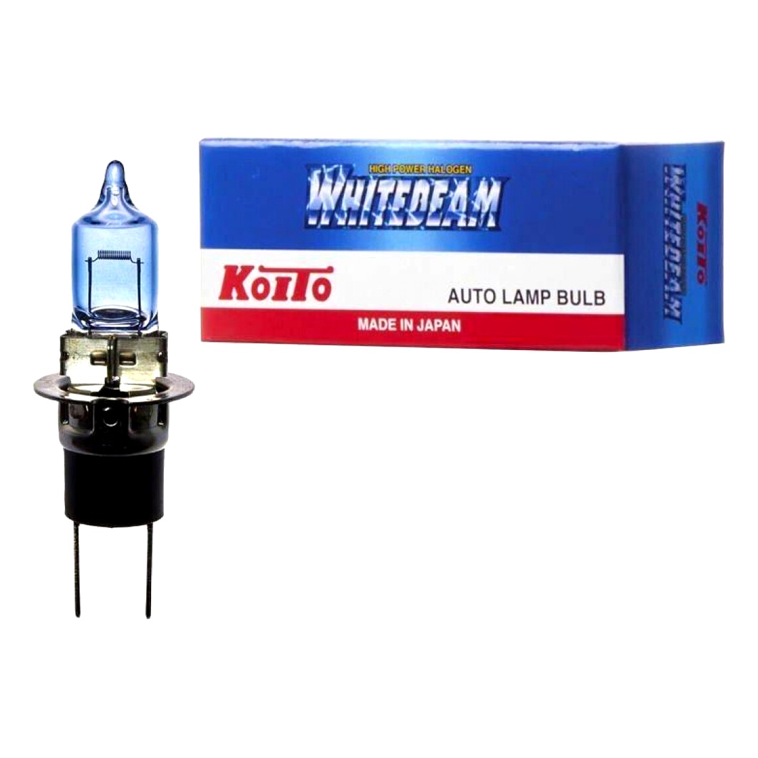 Автолампа галогеновая KOITO Whitebeam H3C PK22s 50W 12V прозрачно-голубая 0753W - zapix
