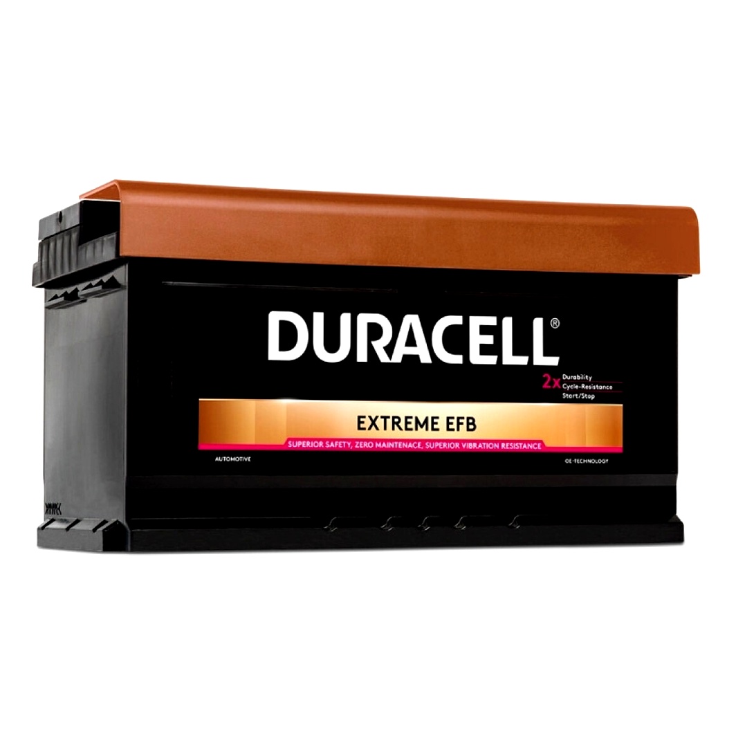 Акумулятор DURACELL Extreme EFB 12V 75Ah 730A R+ DE75EFB - zapix