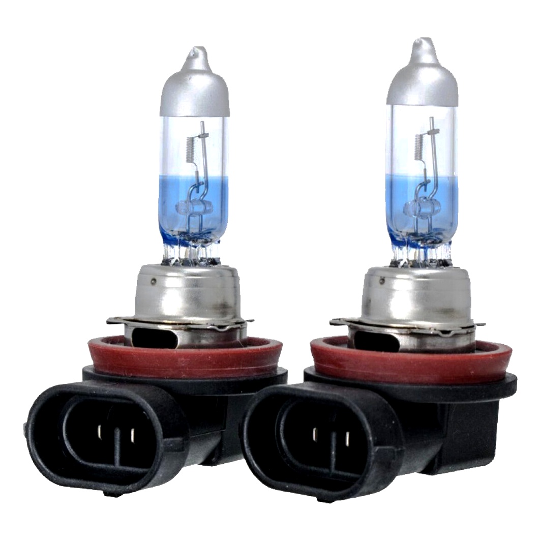 Автолампа галогеновая GENERAL ELECTRIC Megalight Ultra +130 H11 PGJ19-2 55W 12V прозрачно-голубая 53110XNU - zapix