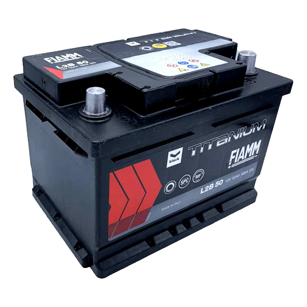 Акумулятор FIAMM Titanium Black 12V 50Ah 480A R+ 7905176 - zapix