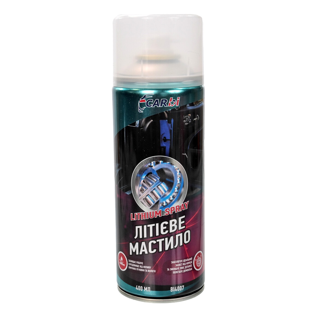 Змазка літієва CARBI Lithium spray для шиномонтажу 400 мл (BI4007) - zapix