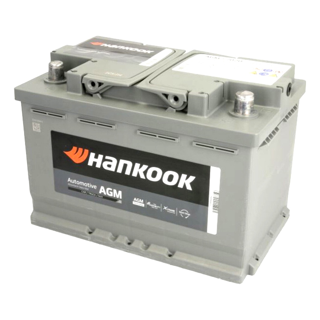 Акумулятор HANKOOK AGM 12V 70Ah 760A R+ AGM57020 - zapix