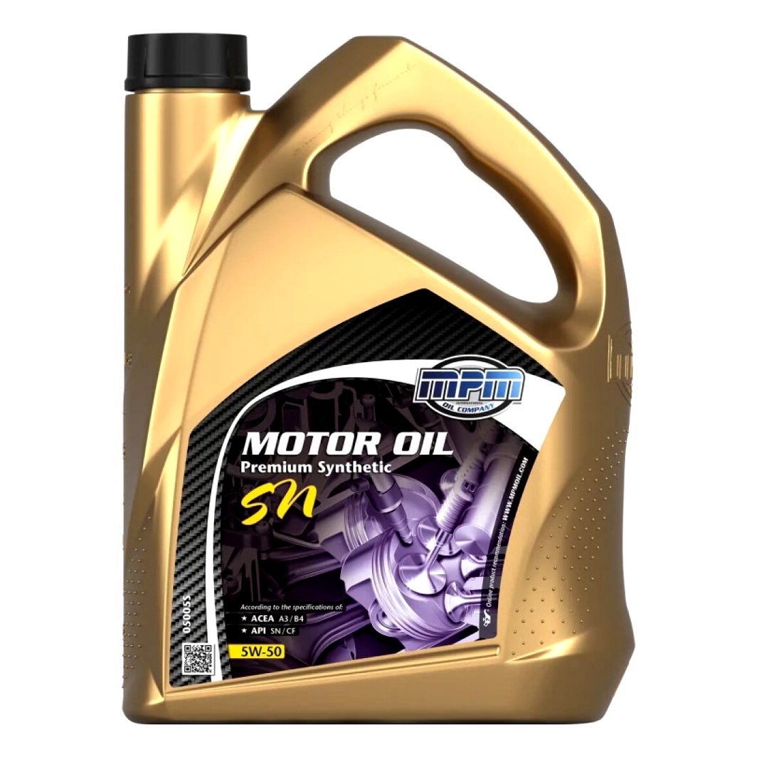 Моторное масло MPM Premium Synthetic SN 5W-50 5 л (05005S) - zapix