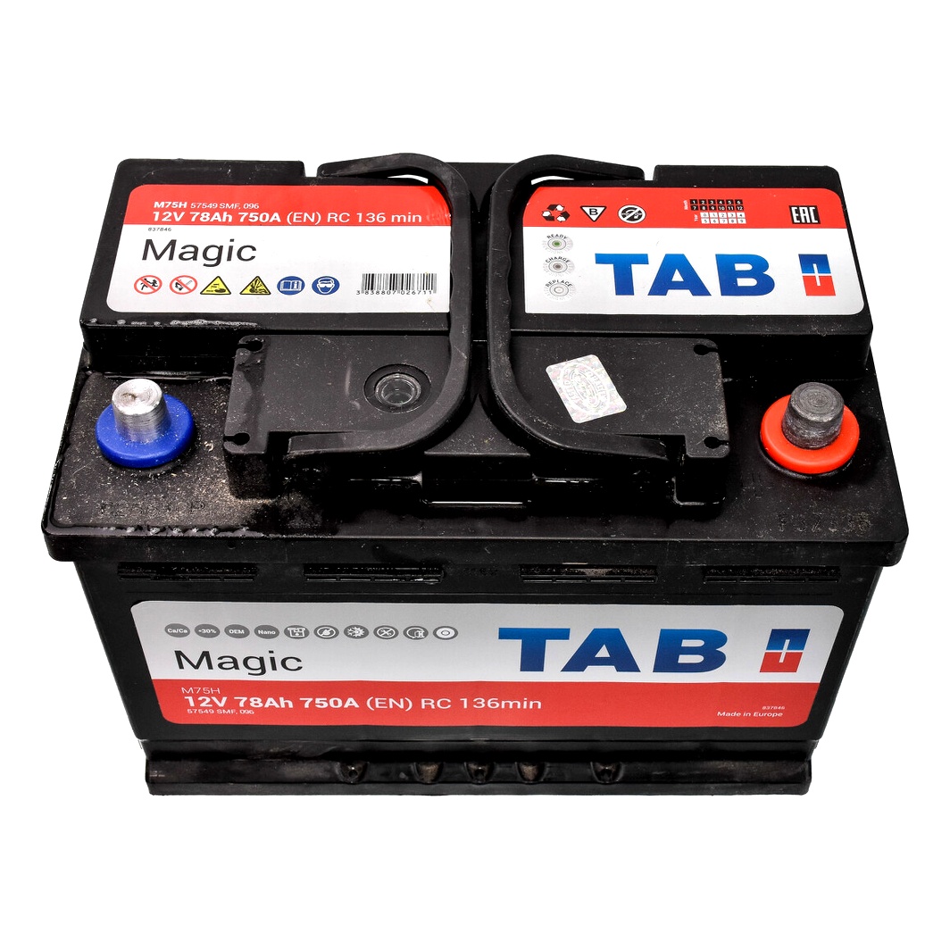 Акумулятор TAB Magic 12V 78Ah 720A R+ 189080 - zapix