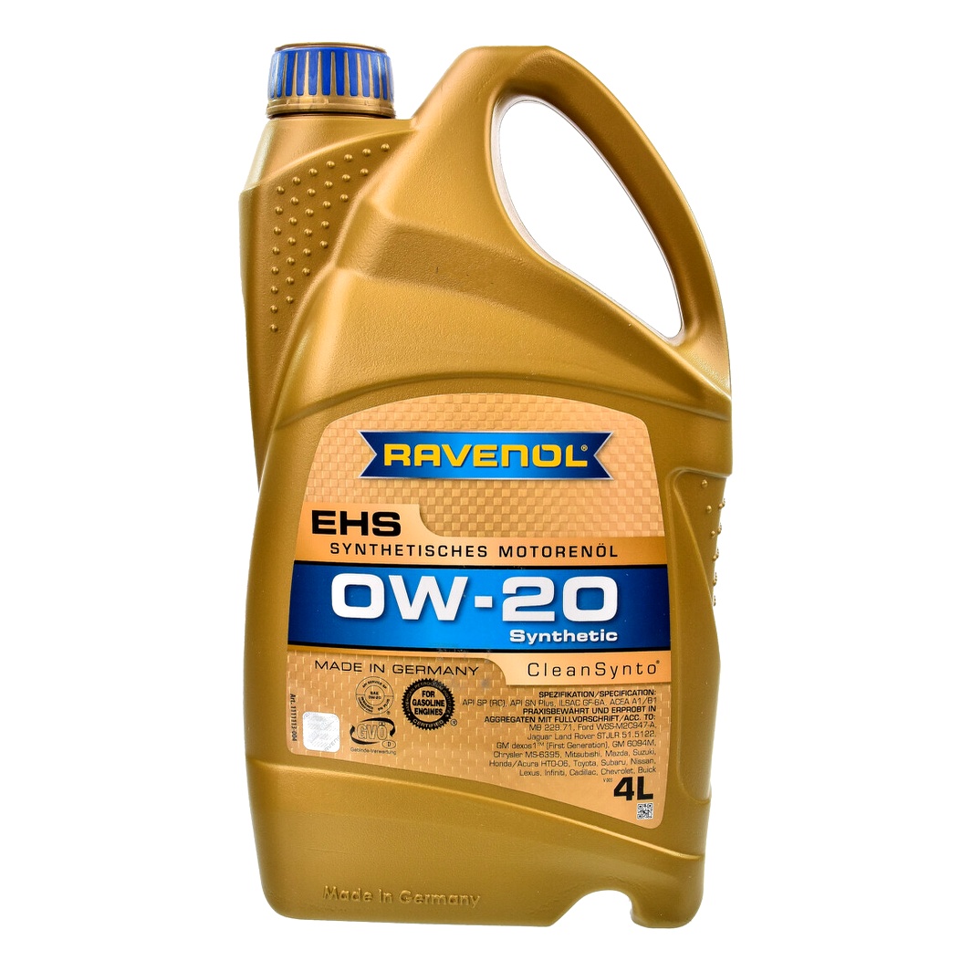 Моторное масло RAVENOL EHS 0W-20 4 л (1111113004) - zapix