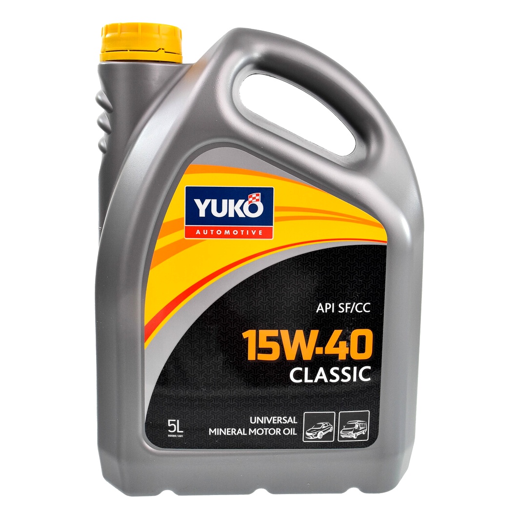 Моторна олива YUKO Classic 15W-40 5 л (482007024213) - zapix