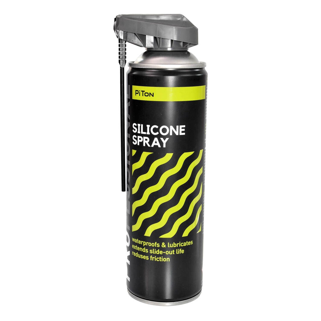 Смазка силиконовая PITON Professional Silicone Spray универсальная 500 мл (18636) - zapix
