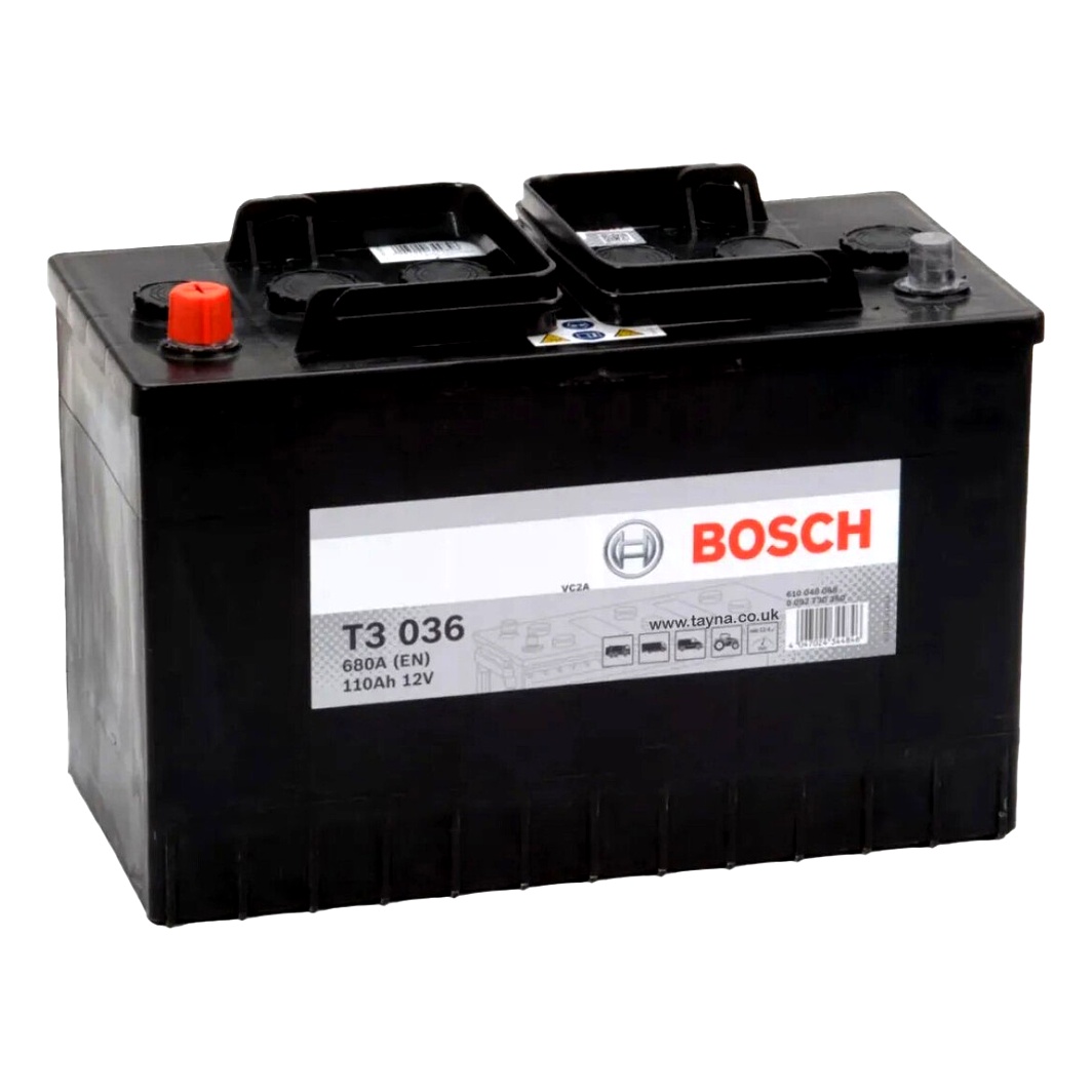 Акумулятор BOSCH T3 12V 110Ah 680A L+ 0092T30361 - zapix