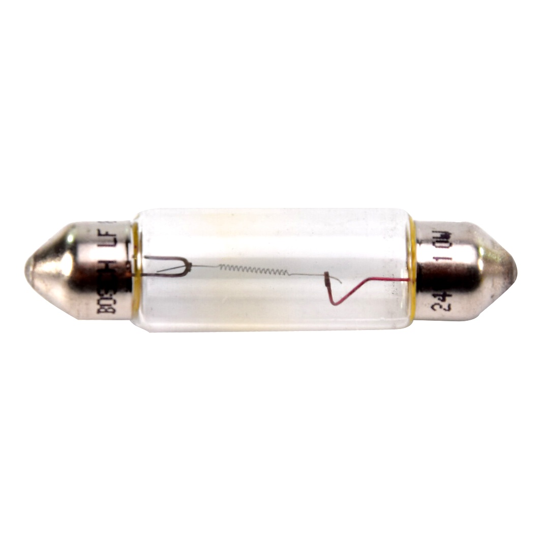Автолампа розжарювання BOSCH C10W SV8.5-8 10W 24V 1987302521 - zapix