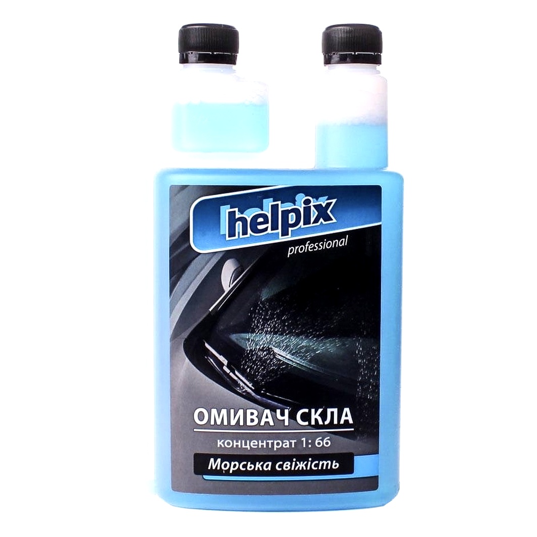 Омивач скла концентрат літній 0°С HELPIX 1:66 морська свіжість 1 л 4823075802487 - zapix