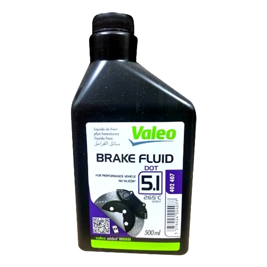 Гальмівна рідина VALEO DOT 5.1 пластик 0.5 л 402407 - zapix