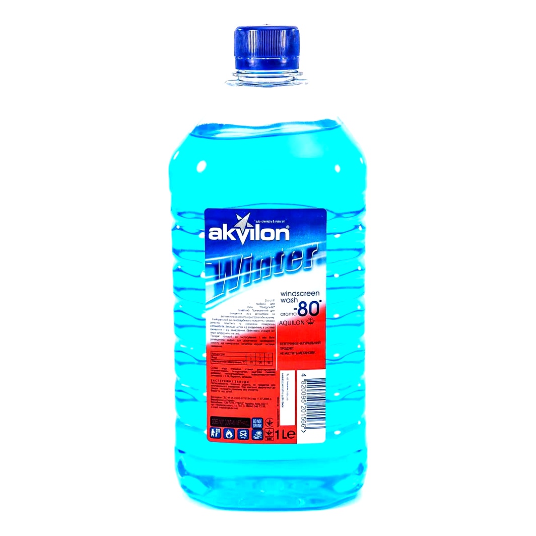 Омивач скла концентрат зимовий -80°С AKVILON Aquilon 1 л AKVILONAQUILON80C1L - zapix
