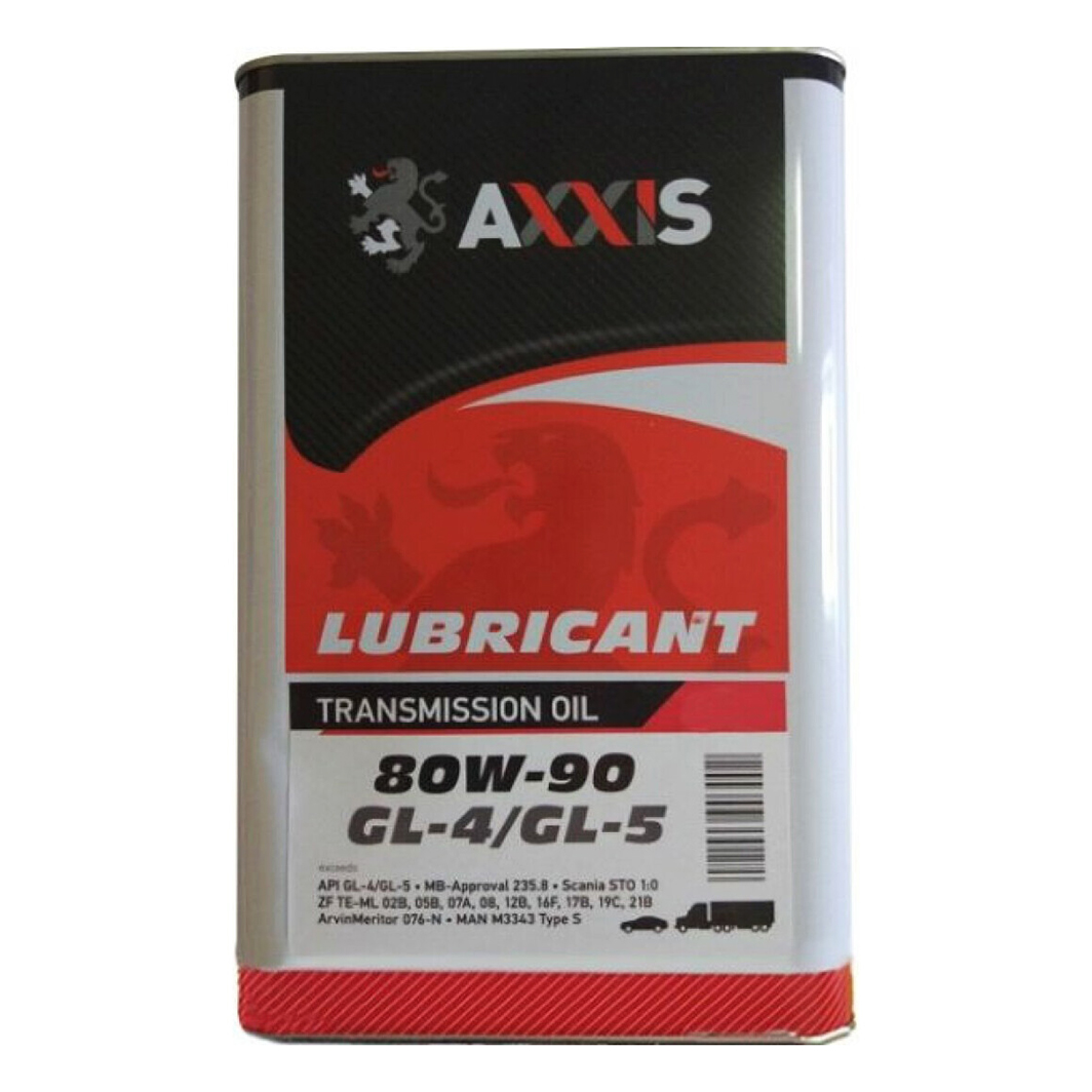 Трансмиссионное масло AXXIS GL-4 / 5 80W-90 18 л 48021043904 - zapix