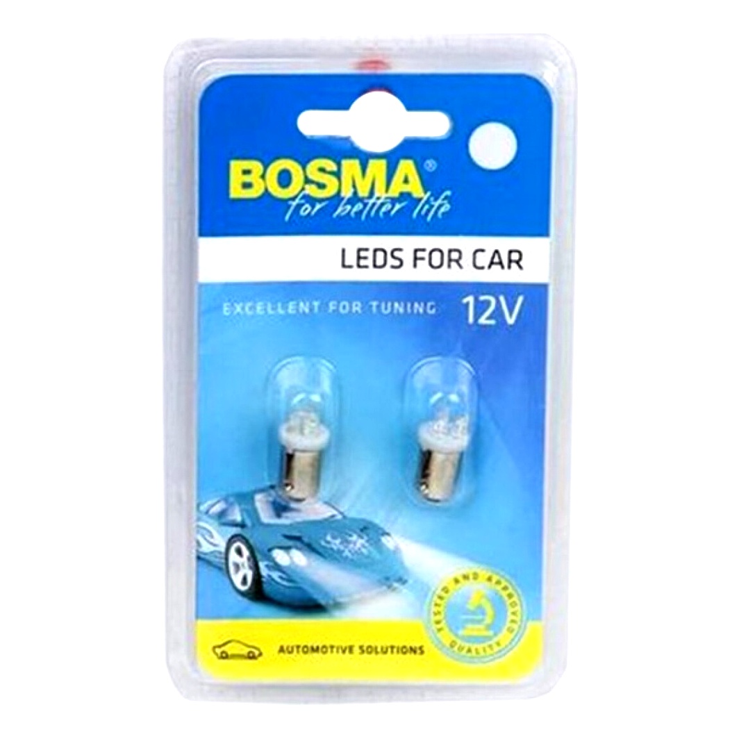 Автолампа LED (светодиодная) BOSMA T4W BA9s 12V 2991 - zapix