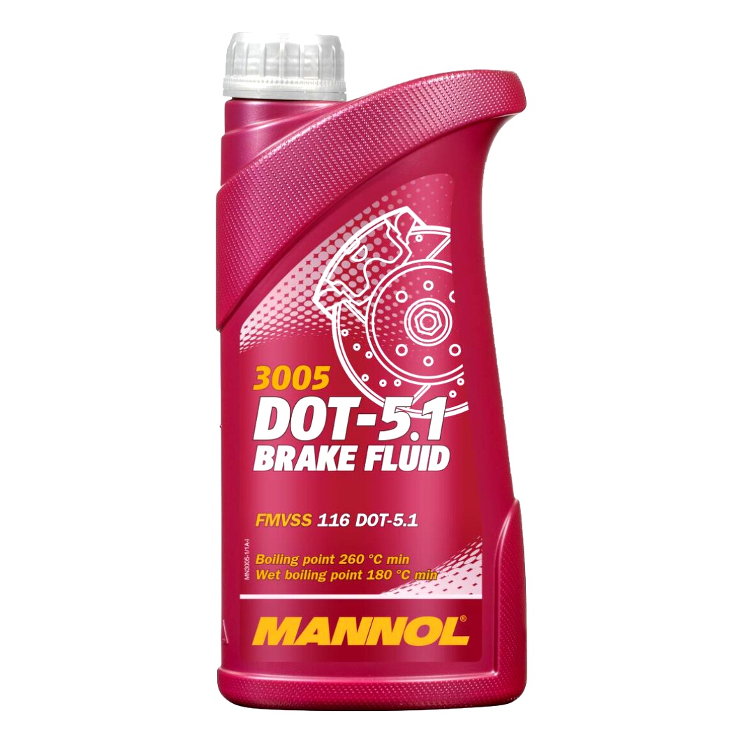 Гальмівна рідина MANNOL DOT 5.1 Brake Fluid пластик 0.5 л MN300505 - zapix