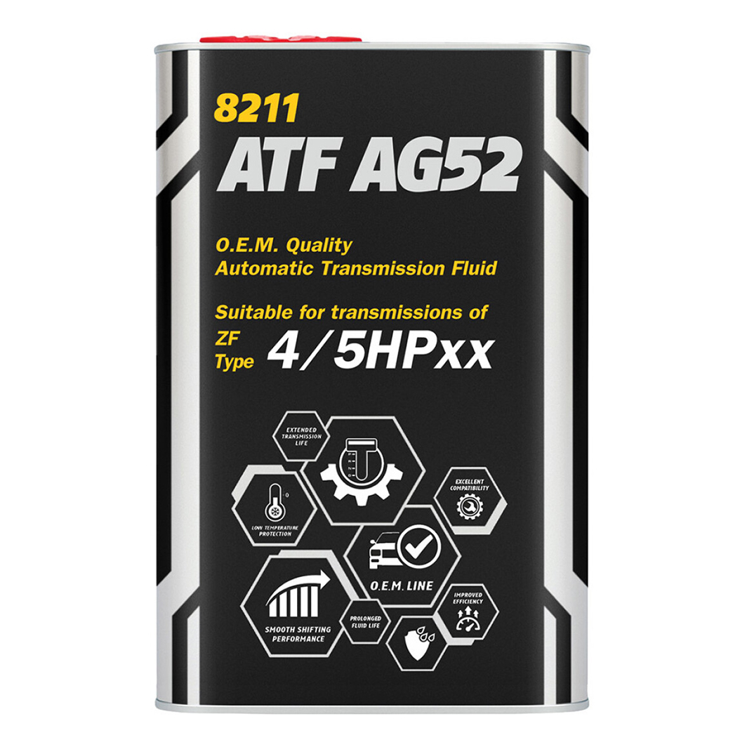 Трансмиссионное масло MANNOL ATF AG52 Automatic Special (Metal) 1 л MN82111ME - zapix