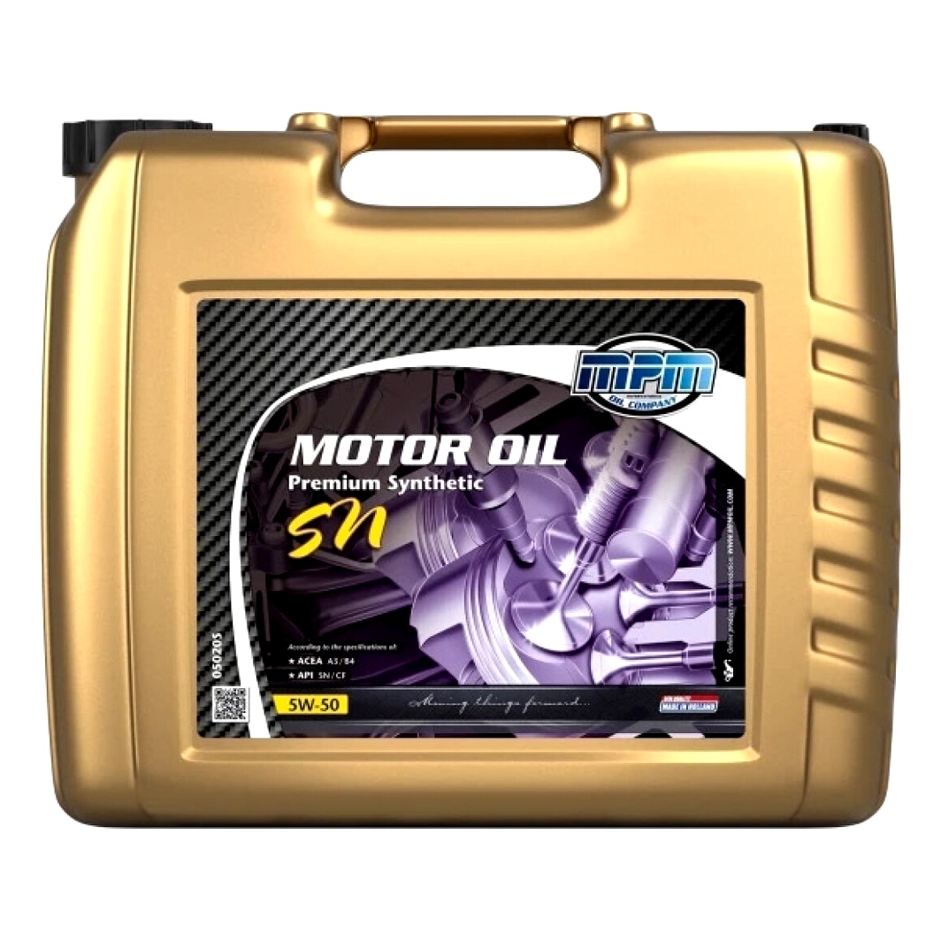 Моторное масло MPM Premium Synthetic SN 5W-50 20 л (05020S) - zapix