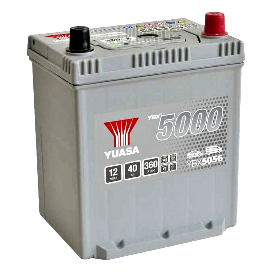 Акумулятор YUASA Silver High Performance 12V 40Ah 360A R+ YBX5056 - zapix