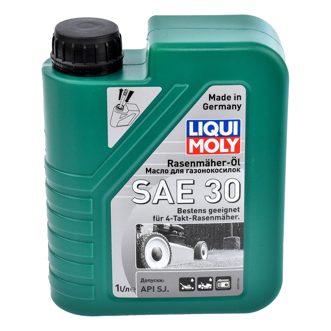 Моторное масло LIQUI MOLY Rasenmaher-Oil 30 4T 30 минеральное 1 л 3991 - zapix
