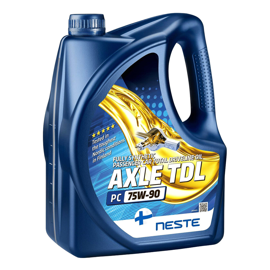 Трансмиссионное масло NESTE Axle TDL PC GL-4 / 5 75W-90 4 л 215345 - zapix